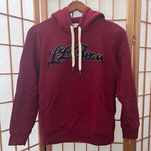 Women's L.L.Bean 1912 Sweatshirt Hooded Pullover Logo, Petite